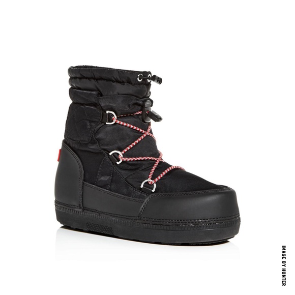Hunter Original Short Quilted Snow Boots - 8 - Picture 3 of 15